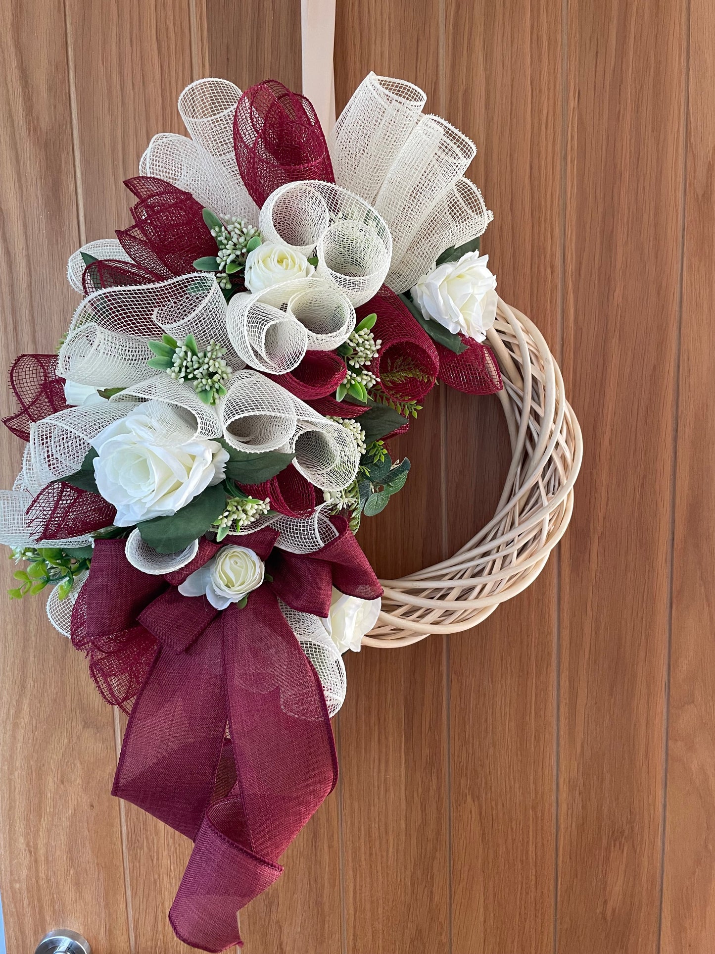 Wreath Kits (Maroon and Cream)