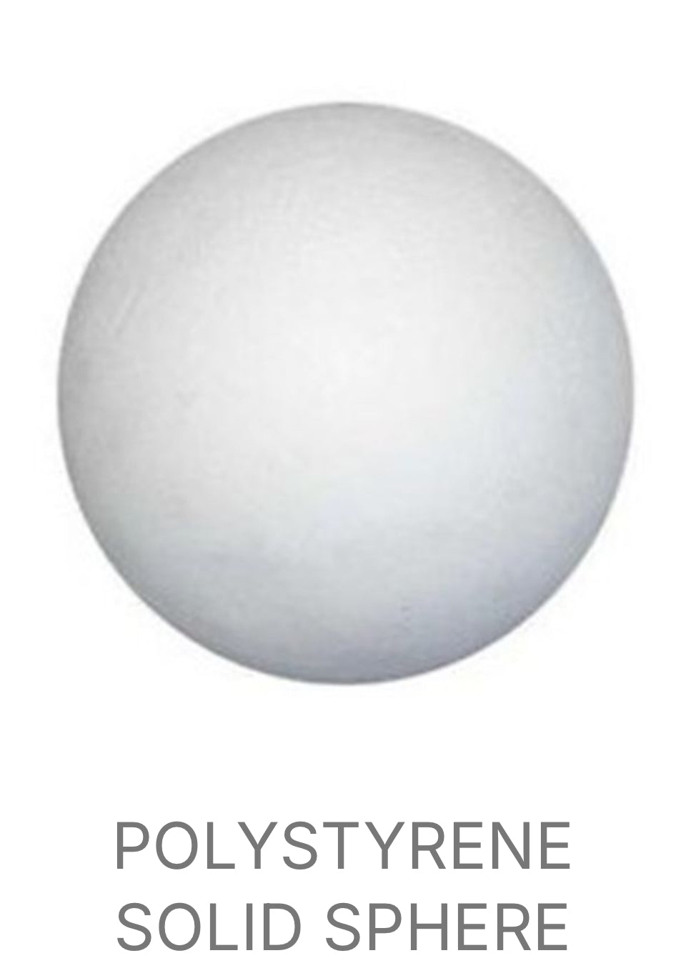 80mm Polystyrene Solid Sphere