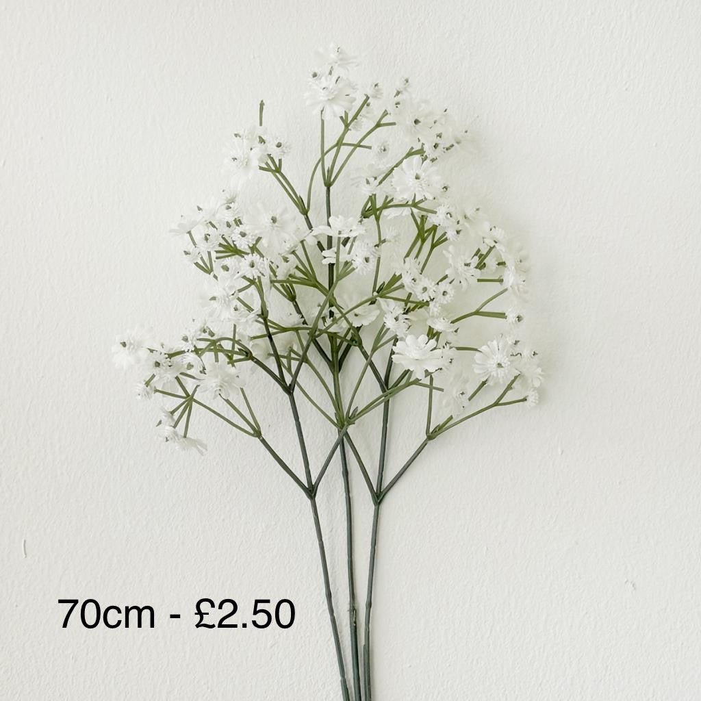 70CM DAISY STEM WHITE