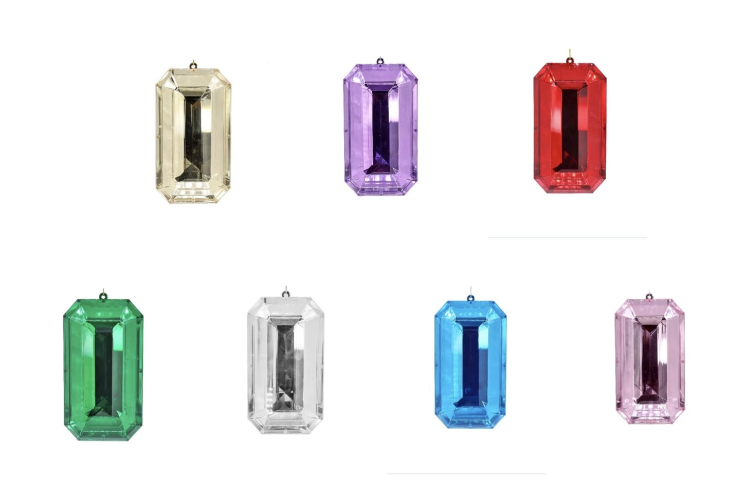 Rectangle Acrylic Jewels