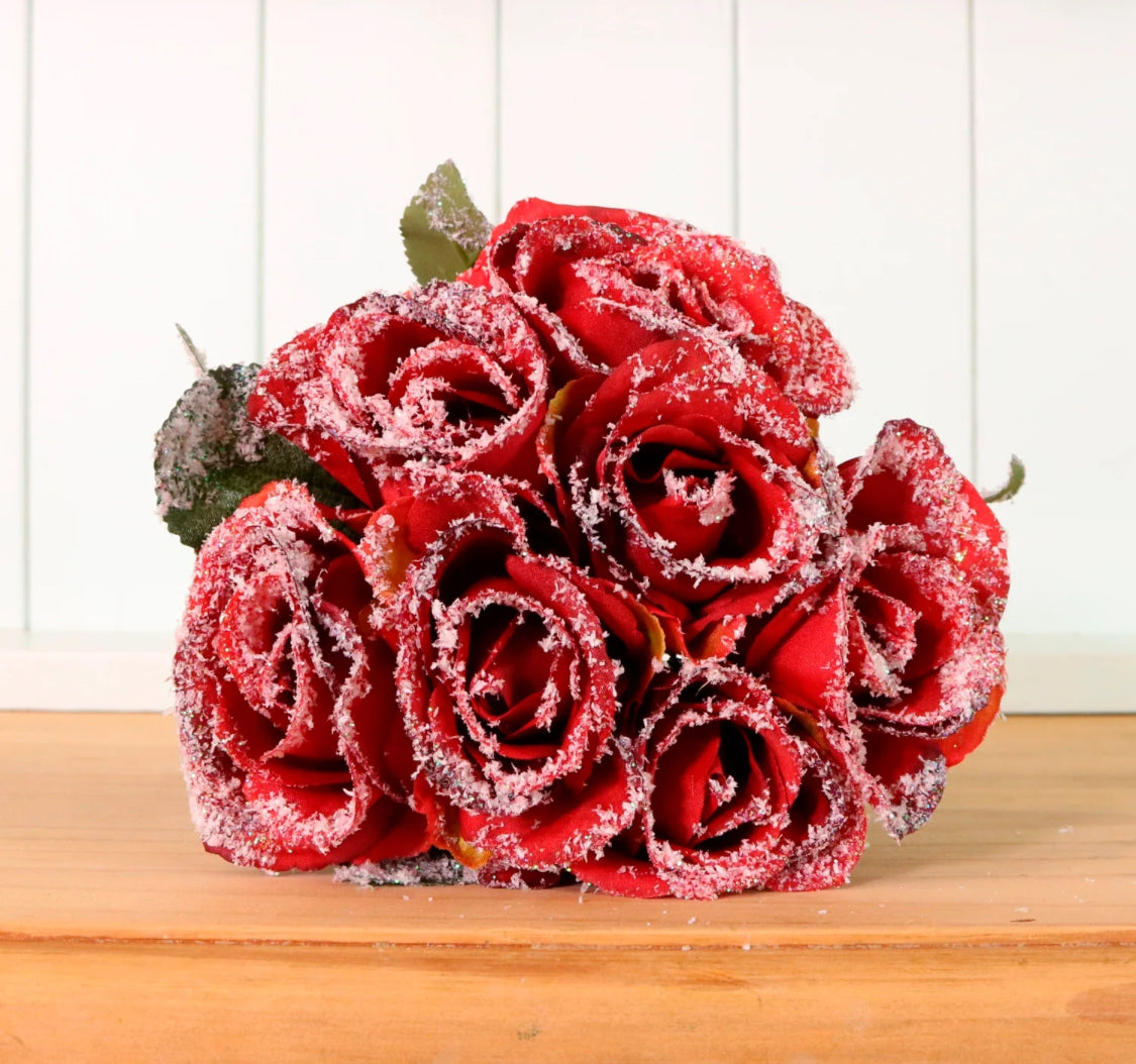 Silk Sparkle Red Handtie Mini Budrose