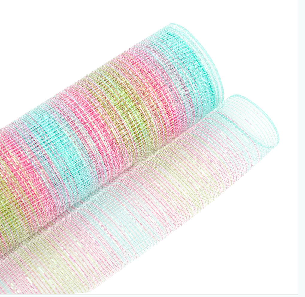 Special Metallic Deco Mesh 25cm x 9.1m