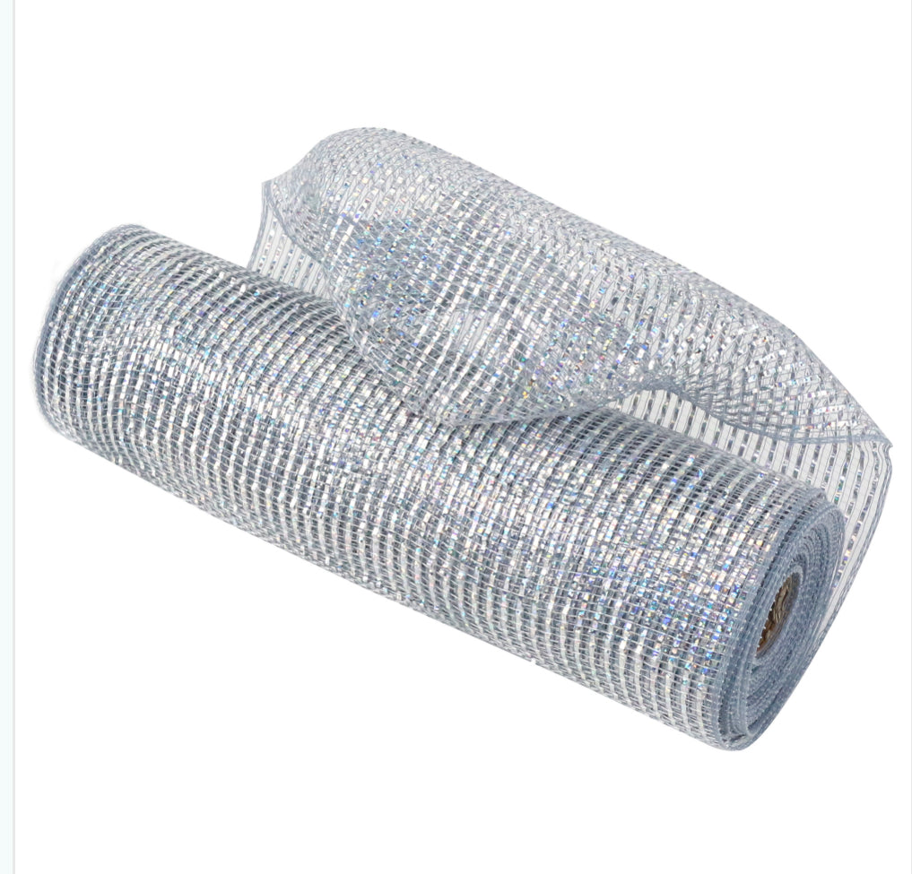 Special Metallic Deco Mesh 25cm x 9.1m