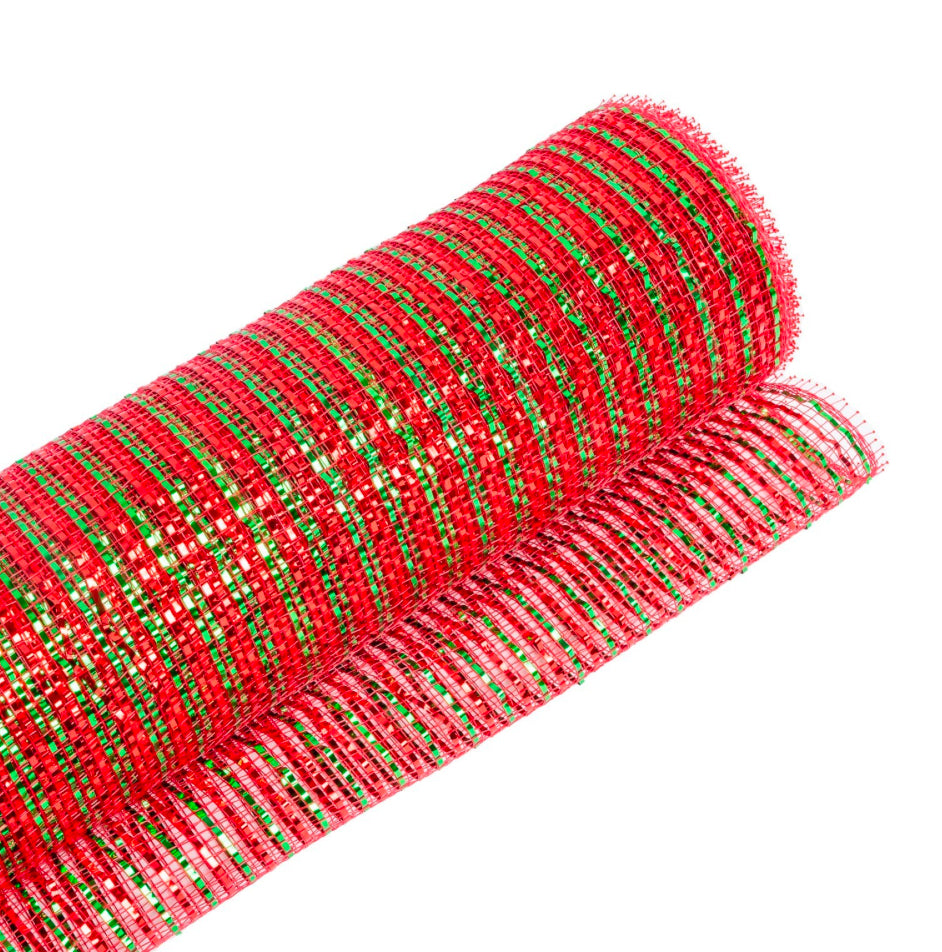 Special Metallic Deco Mesh 25cm x 9.1m