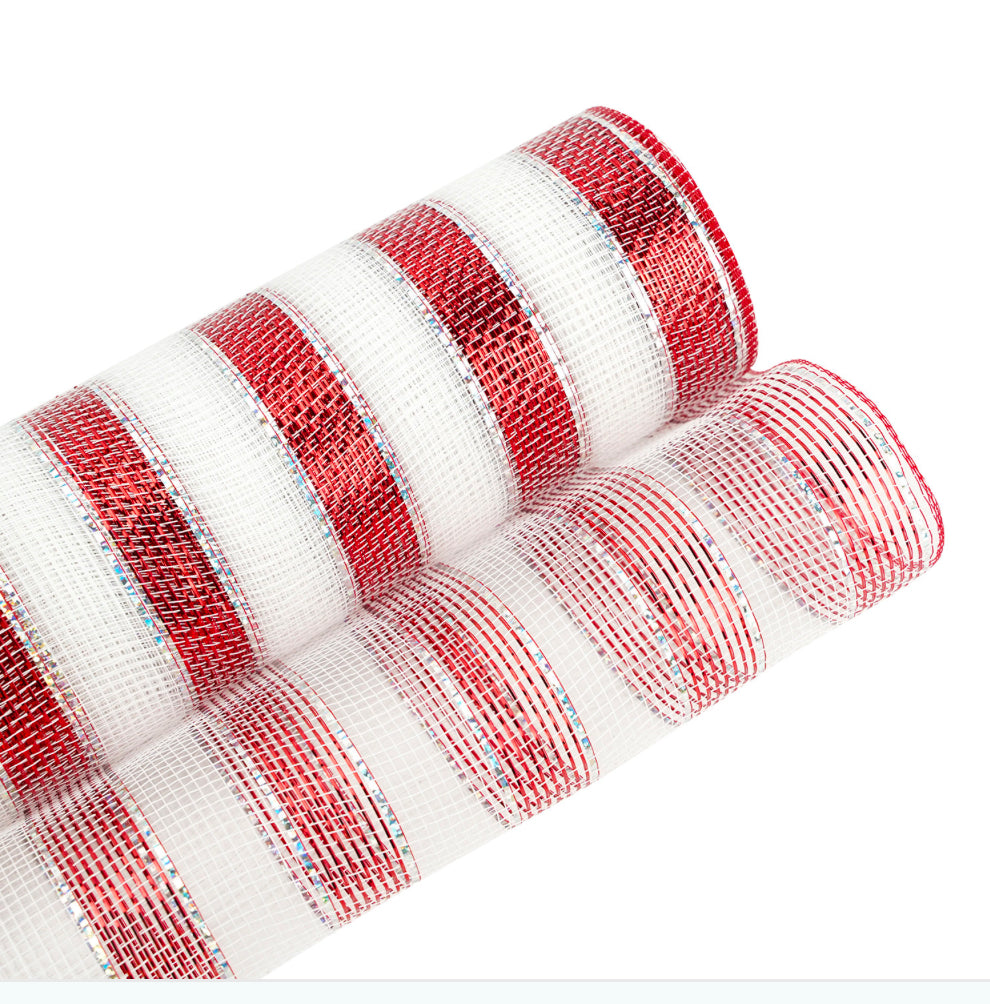 Special Metallic Deco Mesh 25cm x 9.1m