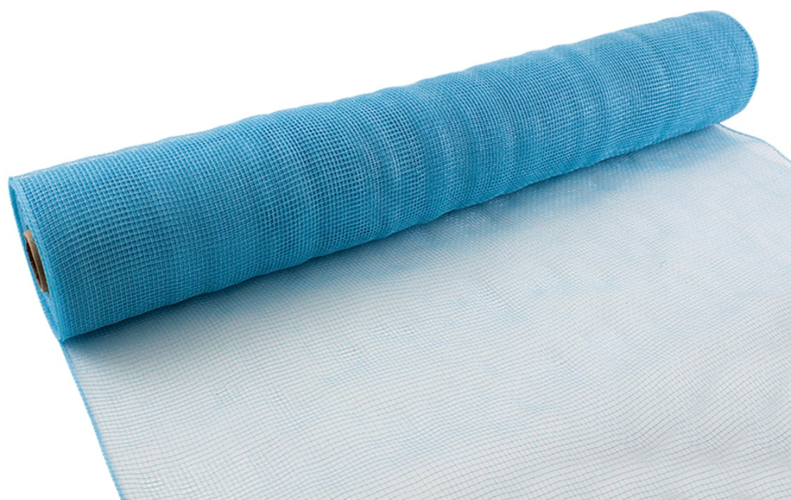 Pale Blue Deco Mesh 53cm x 9.1 mtrs