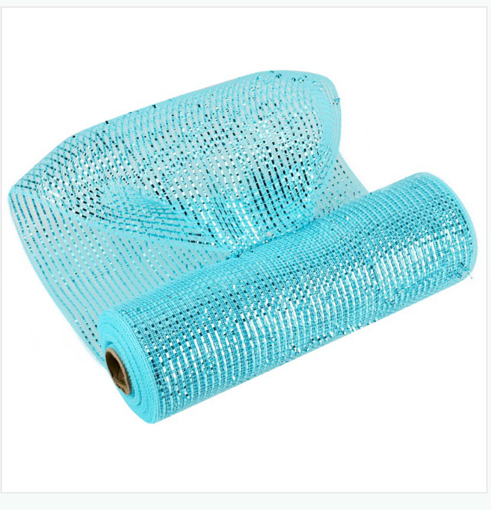 Special Metallic Deco Mesh 25cm x 9.1m