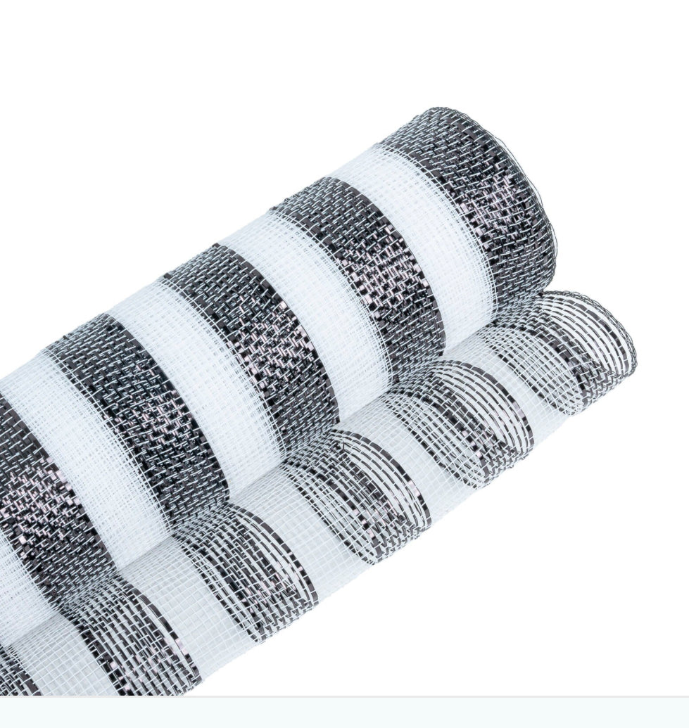 Special Metallic Deco Mesh 25cm x 9.1m