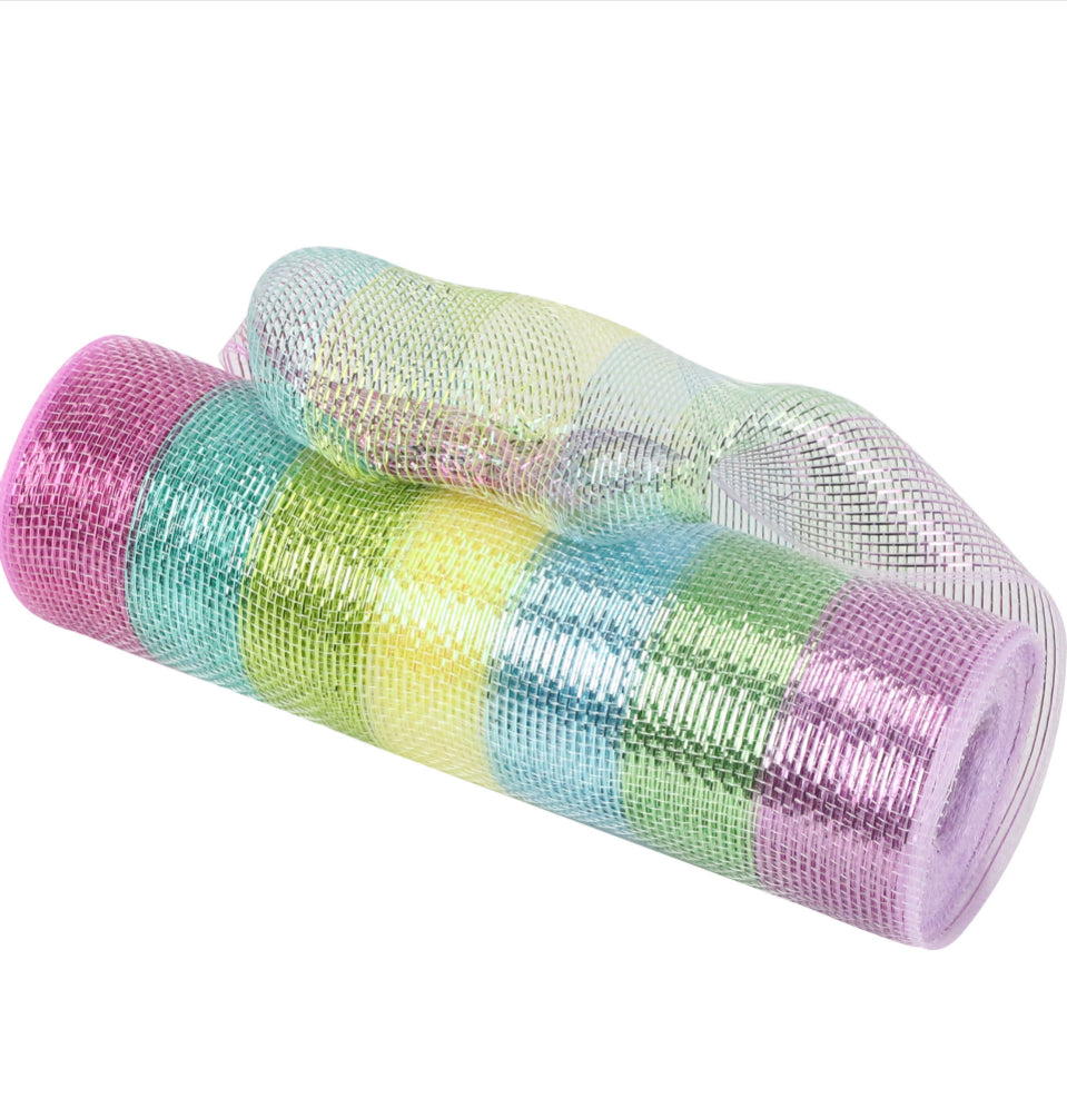 Special Metallic Deco Mesh 25cm x 9.1m