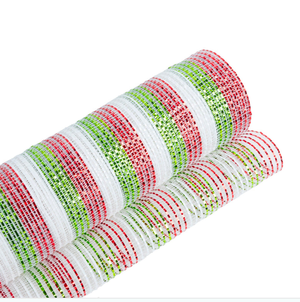 Special Metallic Deco Mesh 25cm x 9.1m