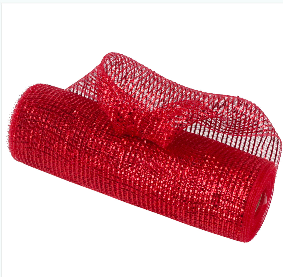 Special Metallic Deco Mesh 25cm x 9.1m