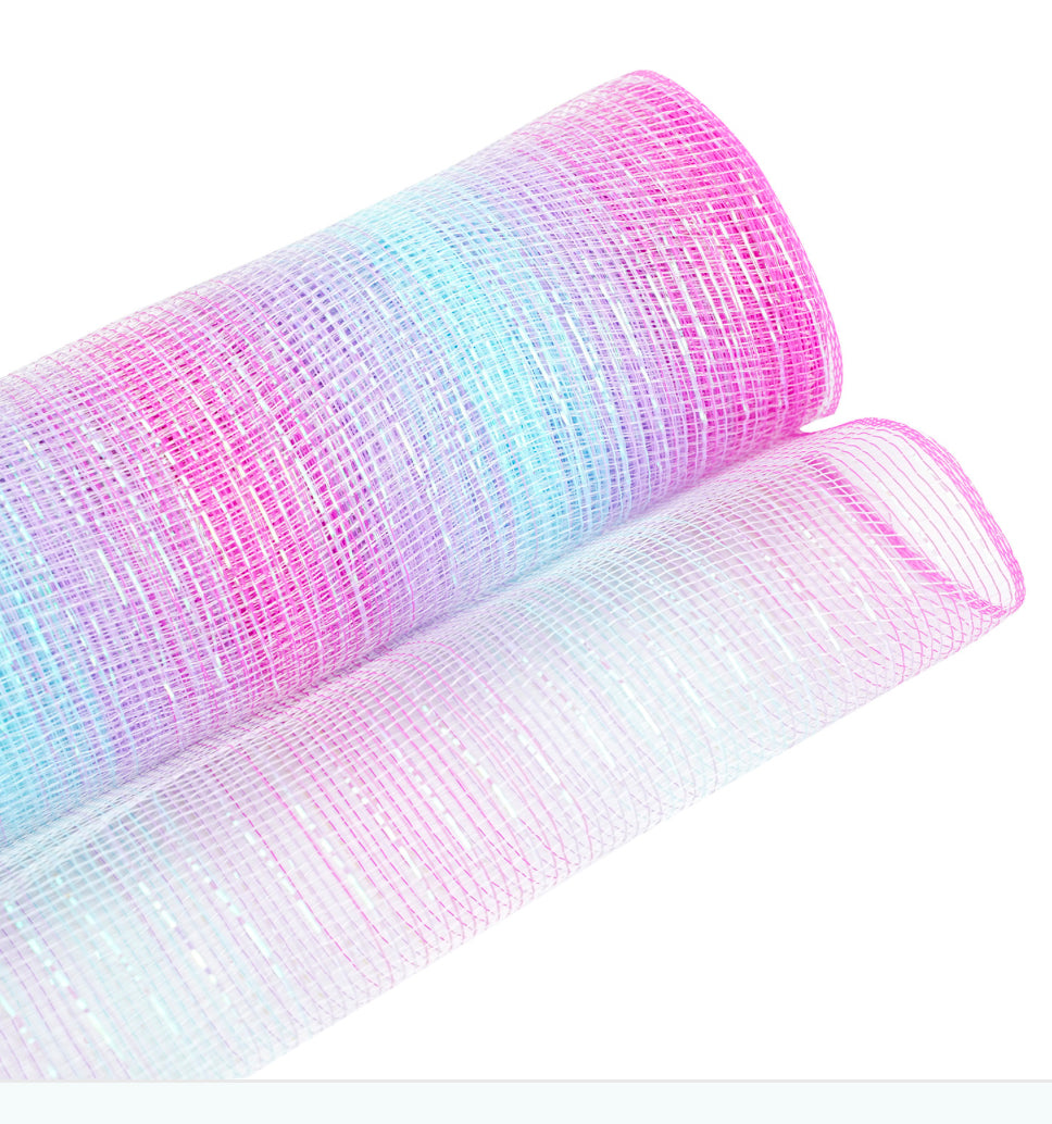 Special Metallic Deco Mesh 25cm x 9.1m
