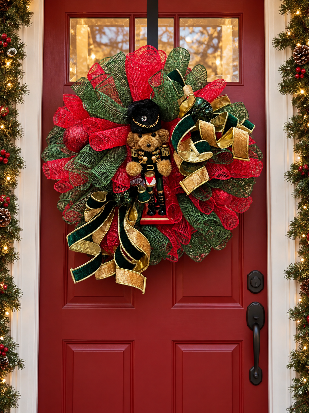 Wreath Kits - Teddy Bear Nutcracker