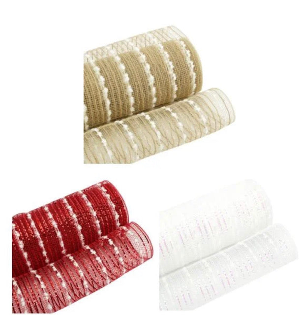 Bobble Deco Mesh 25cm x 10 yards