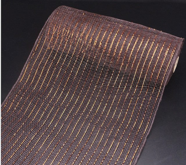 Economy Metallic Deco Mesh 25cm x 9.1m