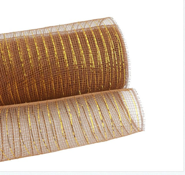Economy Metallic Deco Mesh 25cm x 9.1m