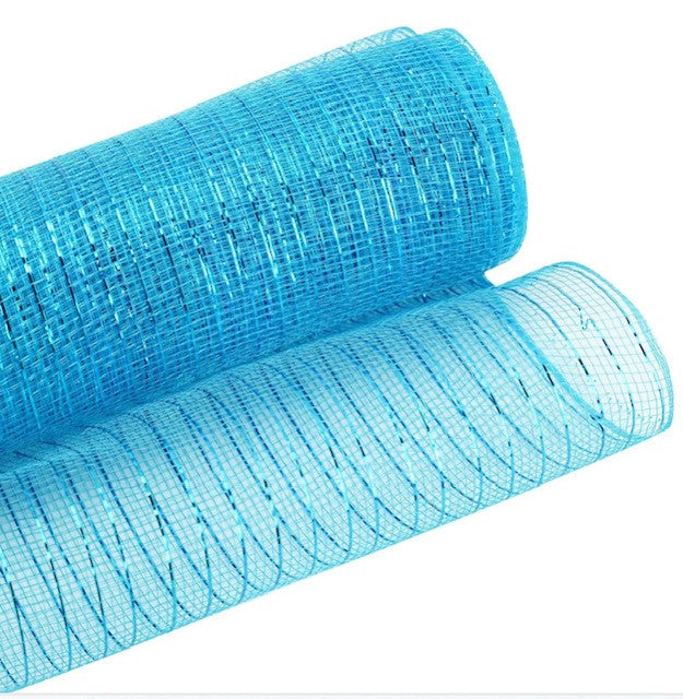 Economy Metallic Deco Mesh 25cm x 9.1m