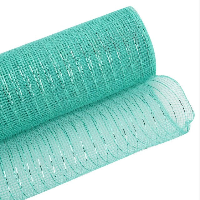 Economy Metallic Deco Mesh 25cm x 9.1m