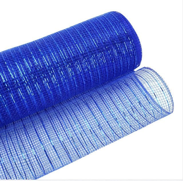 Economy Metallic Deco Mesh 25cm x 9.1m