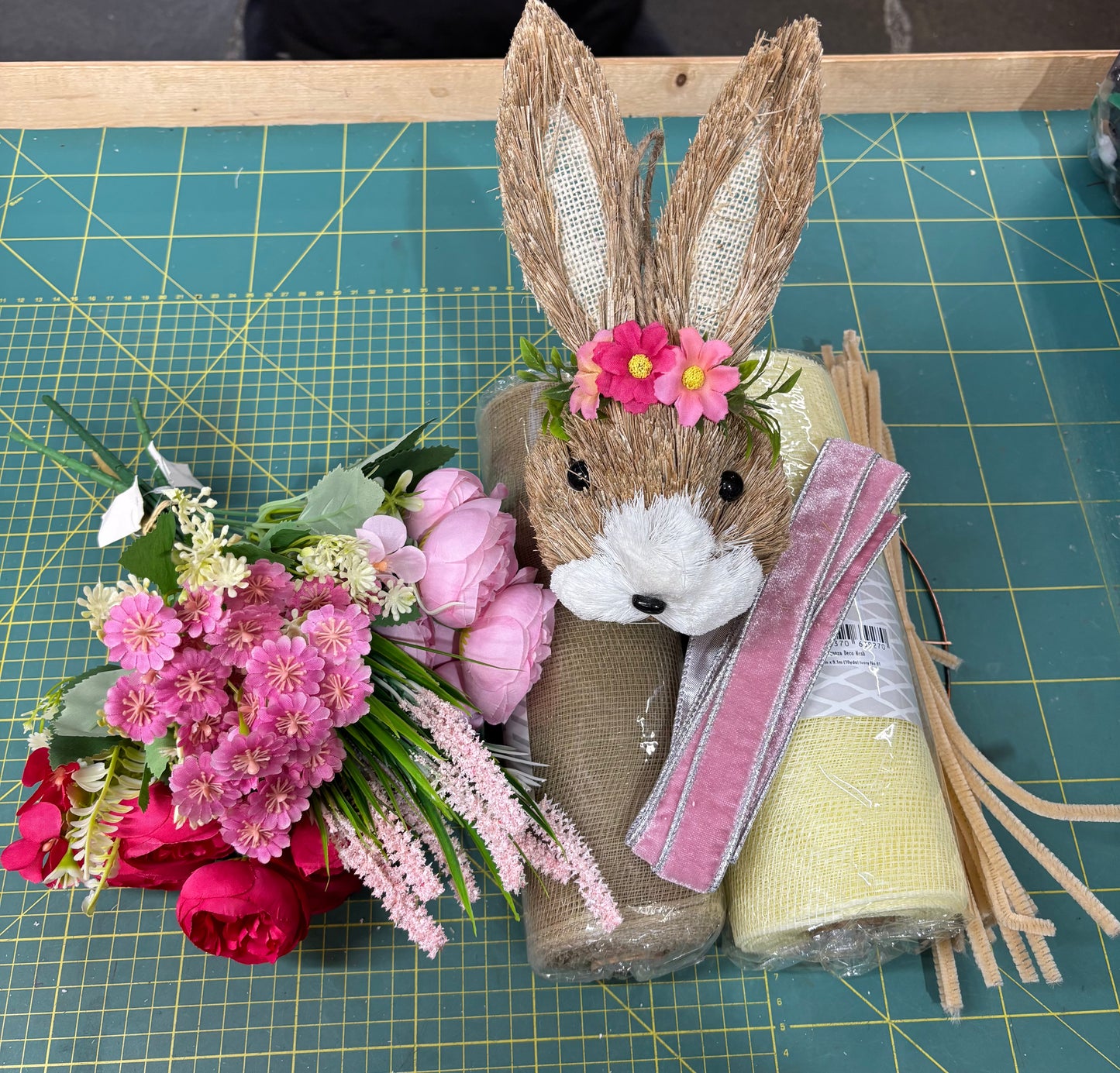 Pink Bunny Wreath Kits