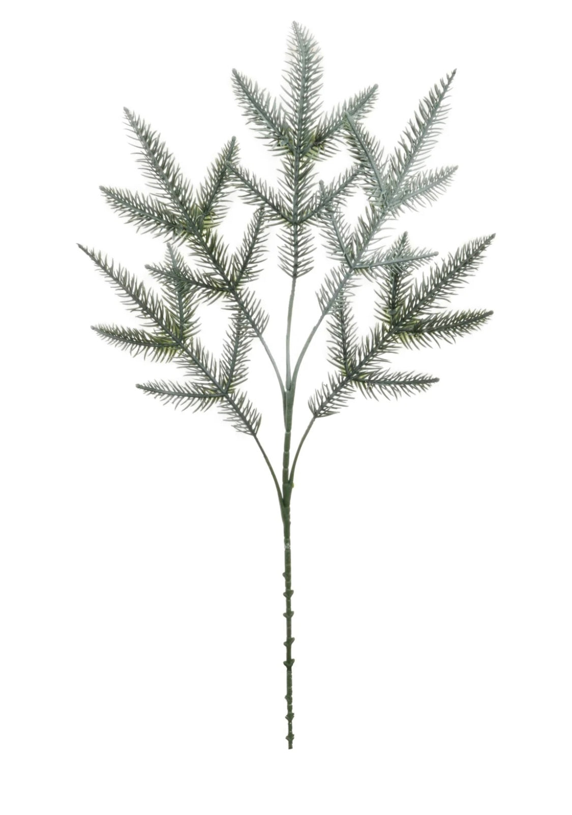 Xmas Pine Spray Frosted Green Pic 73cm