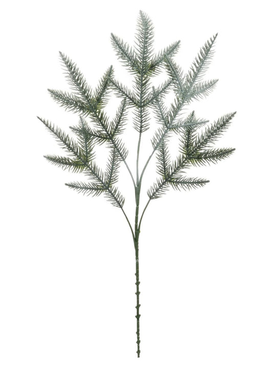 Xmas Pine Spray Frosted Green Pic 73cm