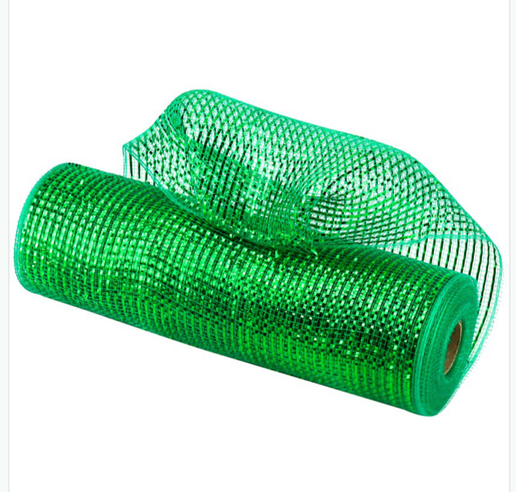 Special Metallic Deco Mesh 25cm x 9.1m
