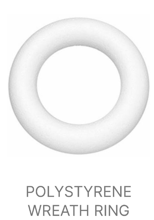29cm (10”) Polystyrene Wreath Ring