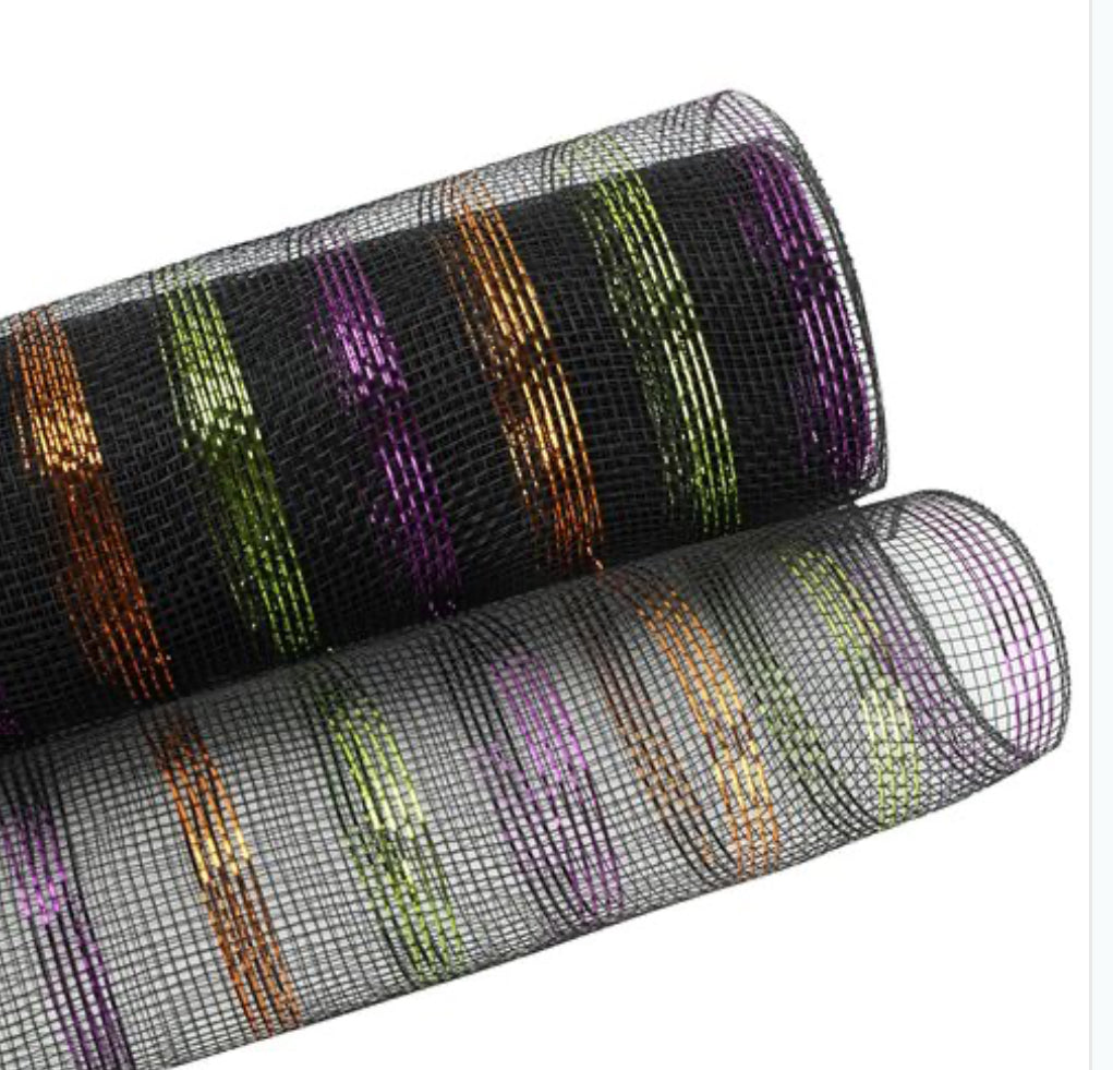 Special Metallic Deco Mesh 25cm x 9.1m