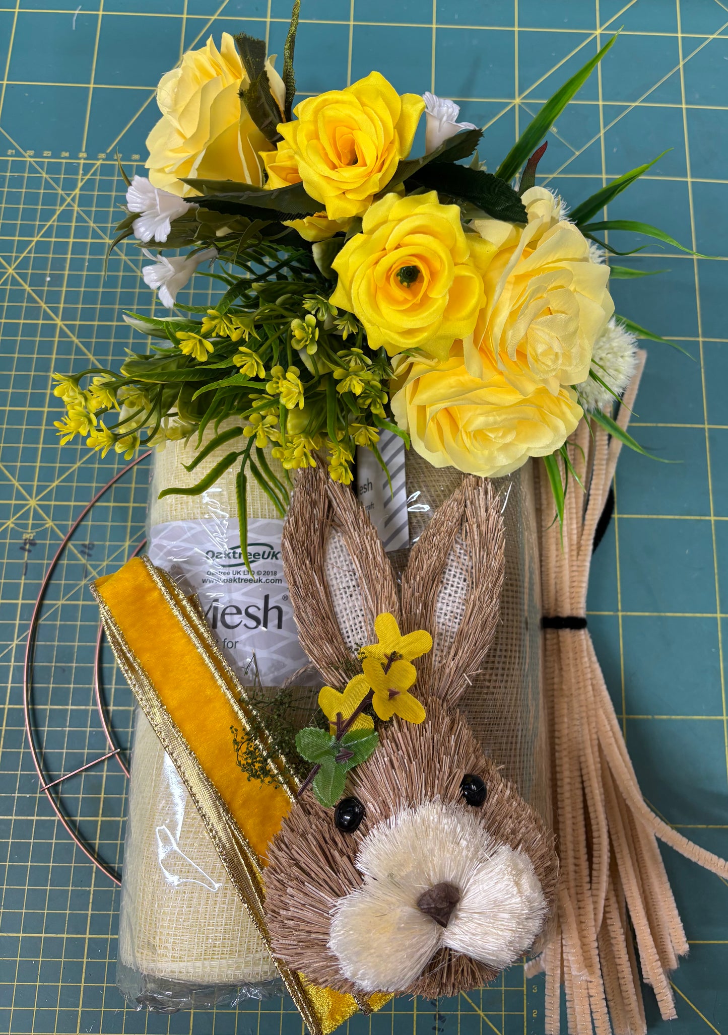Yellow Bunny Wreath Kits