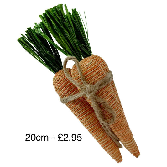 3 x 20CM STRING CARROT BUNDLE PICK