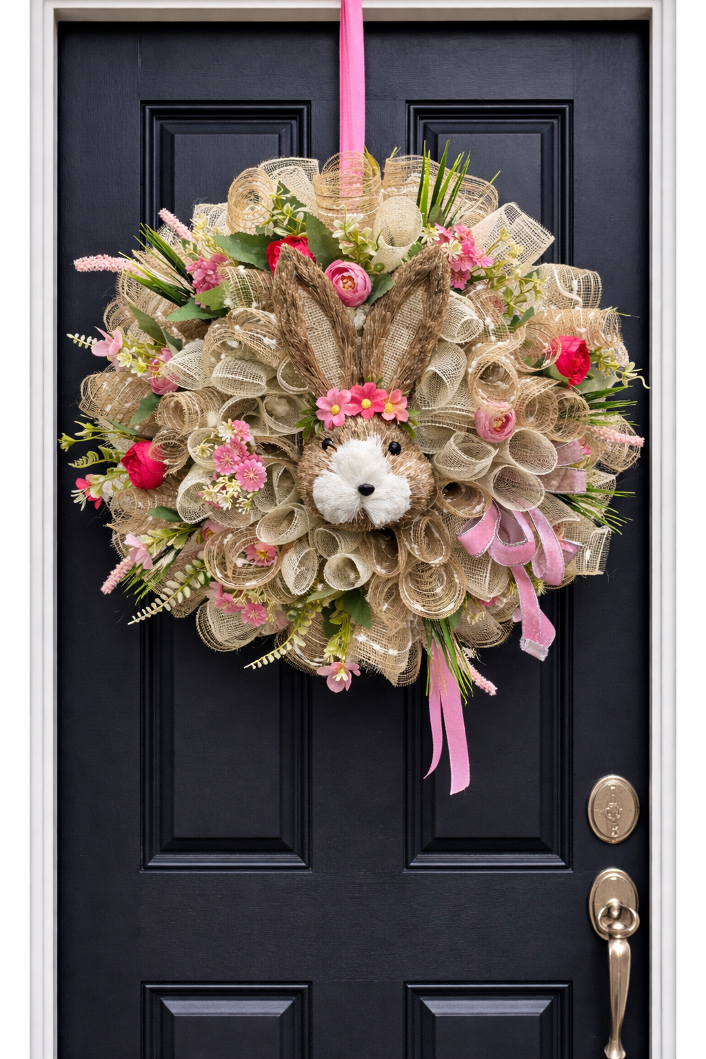 Pink Bunny Wreath Kits