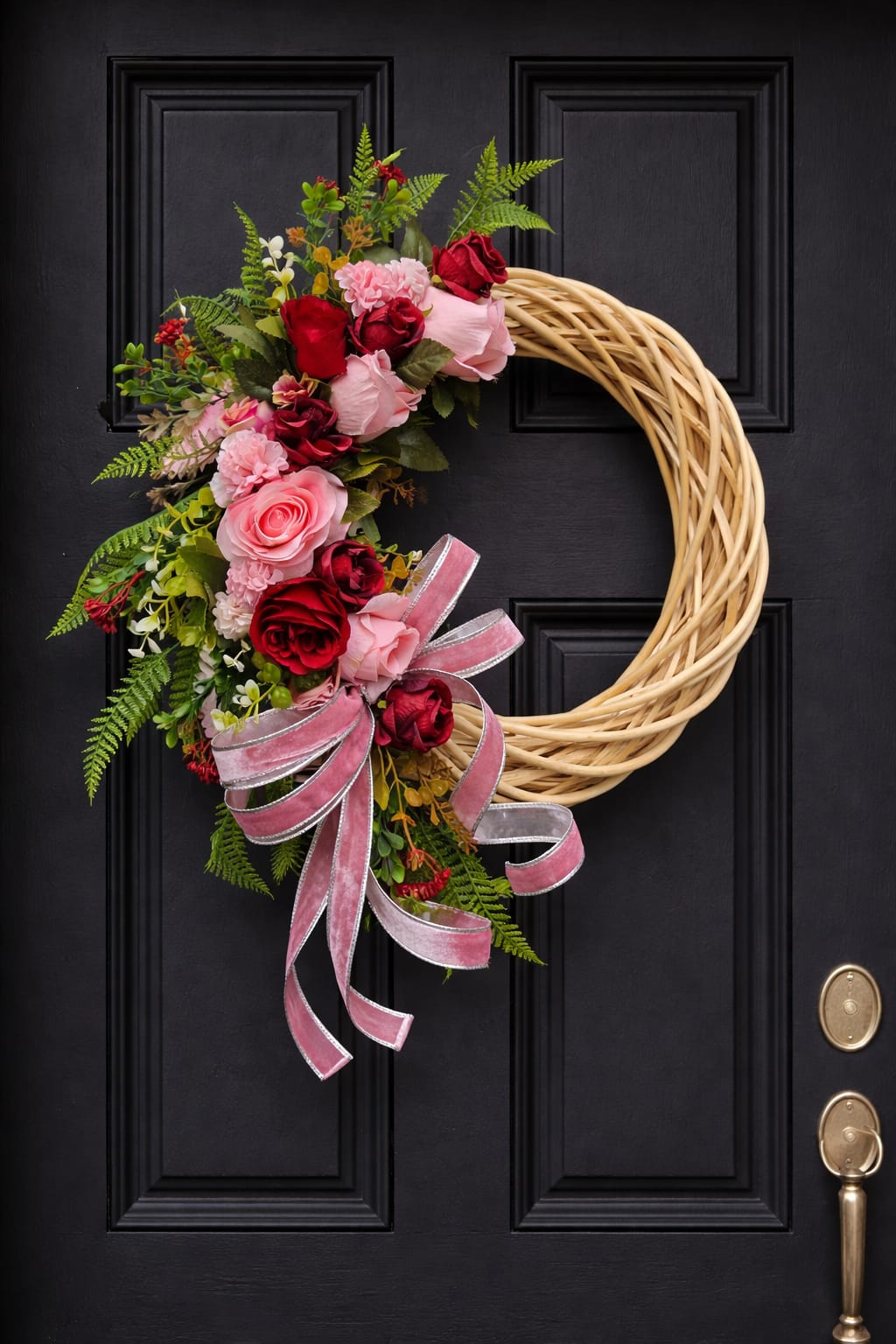 Handmade Wicker Wreath - £30