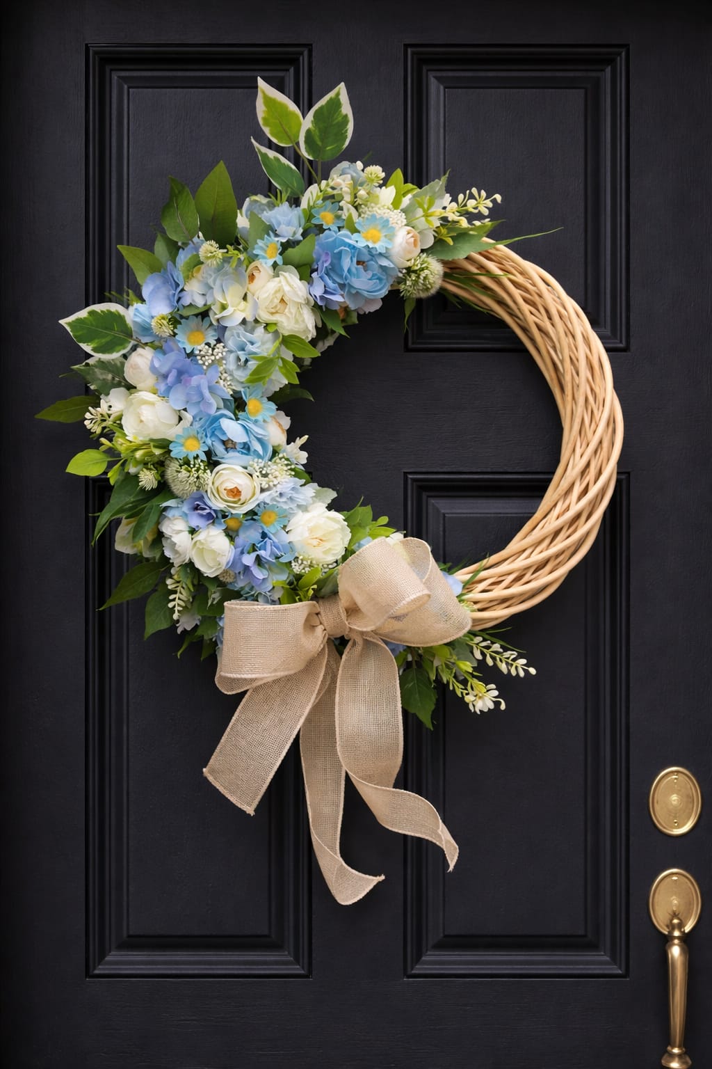 Handmade Wicker Wreath - £30