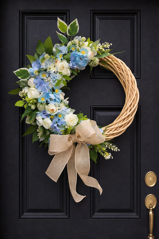 Handmade Wicker Wreath - £30