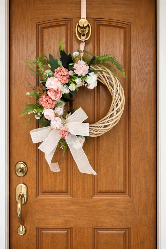 Handmade Wicker Wreath - £30