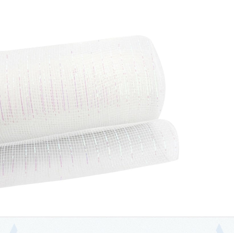 Economy Metallic Deco Mesh 25cm x 9.1m