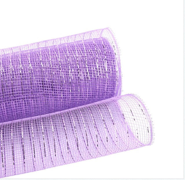 Economy Metallic Deco Mesh 25cm x 9.1m