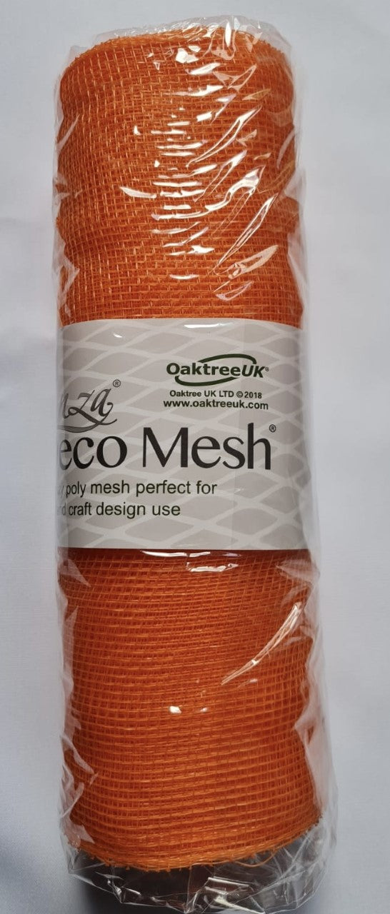 Plain Deco Mesh 10" x 10 yards available in various colours