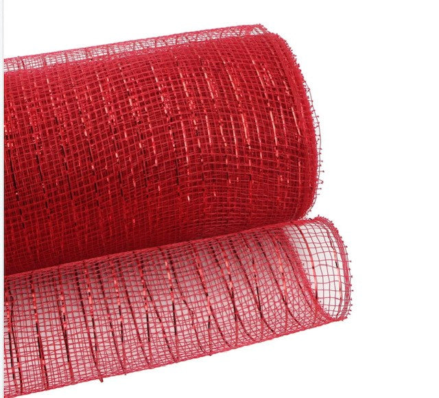 Economy Metallic Deco Mesh 25cm x 9.1m
