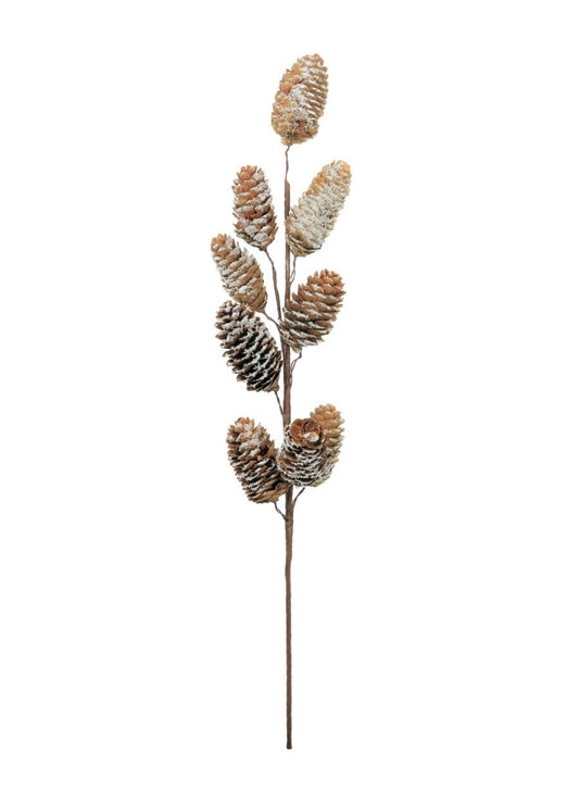 Xmas Snowdrift Cone Stem pic 55cm